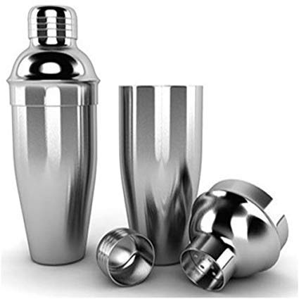 NJ Stainless Steel Cocktail Shaker with Strainer 500 ml, Bar Accessories, Shaker Large Capacity for Drinks Bar Home Use - Image 5