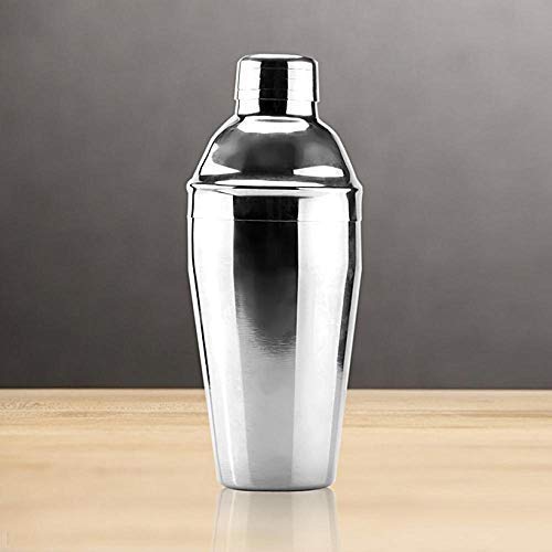 NJ Stainless Steel Cocktail Shaker with Strainer 500 ml, Bar Accessories, Shaker Large Capacity for Drinks Bar Home Use - Image 1
