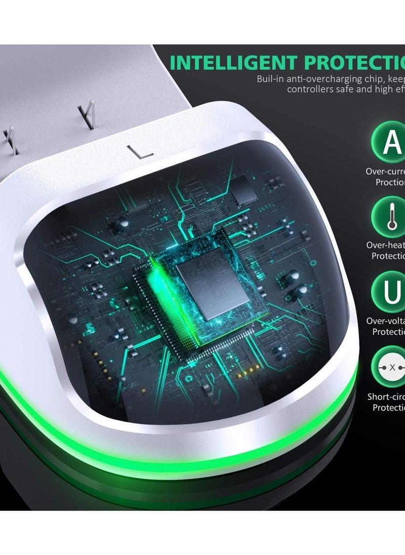 Intag - OIVO Controller Charging Dock with 2 Rechargeable Battery Packs  White  For Xbox Series X & S Xbox One - Image 1