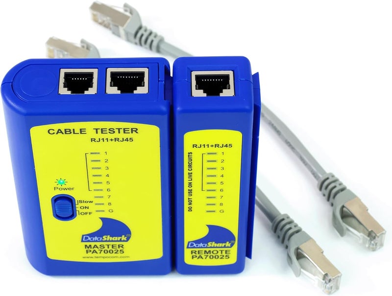 TEMPO DataShark PA70025 Network Cable Tester - RJ11/RJ45 Cable Mapper for Continuity Testing - Image 2