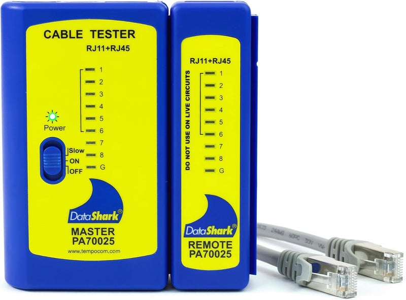 TEMPO DataShark PA70025 Network Cable Tester - RJ11/RJ45 Cable Mapper for Continuity Testing - Image 3