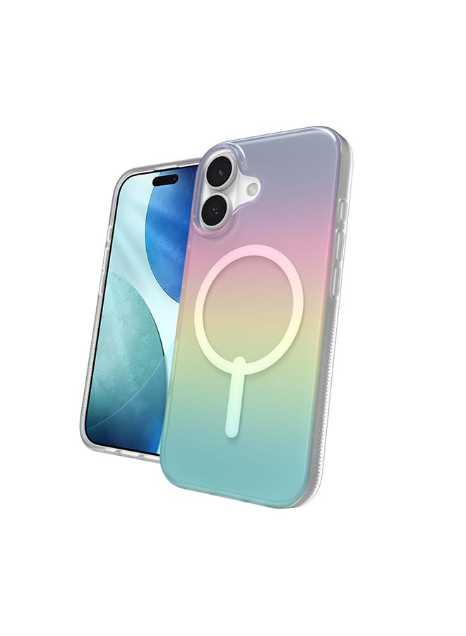 ZAGG iPhone 17 Case – Milan Snap MagSafe Compatible Cover with Graphene Strength, 13 ft Drop Protection & Anti-Yellowing – Iridescent - Image 3