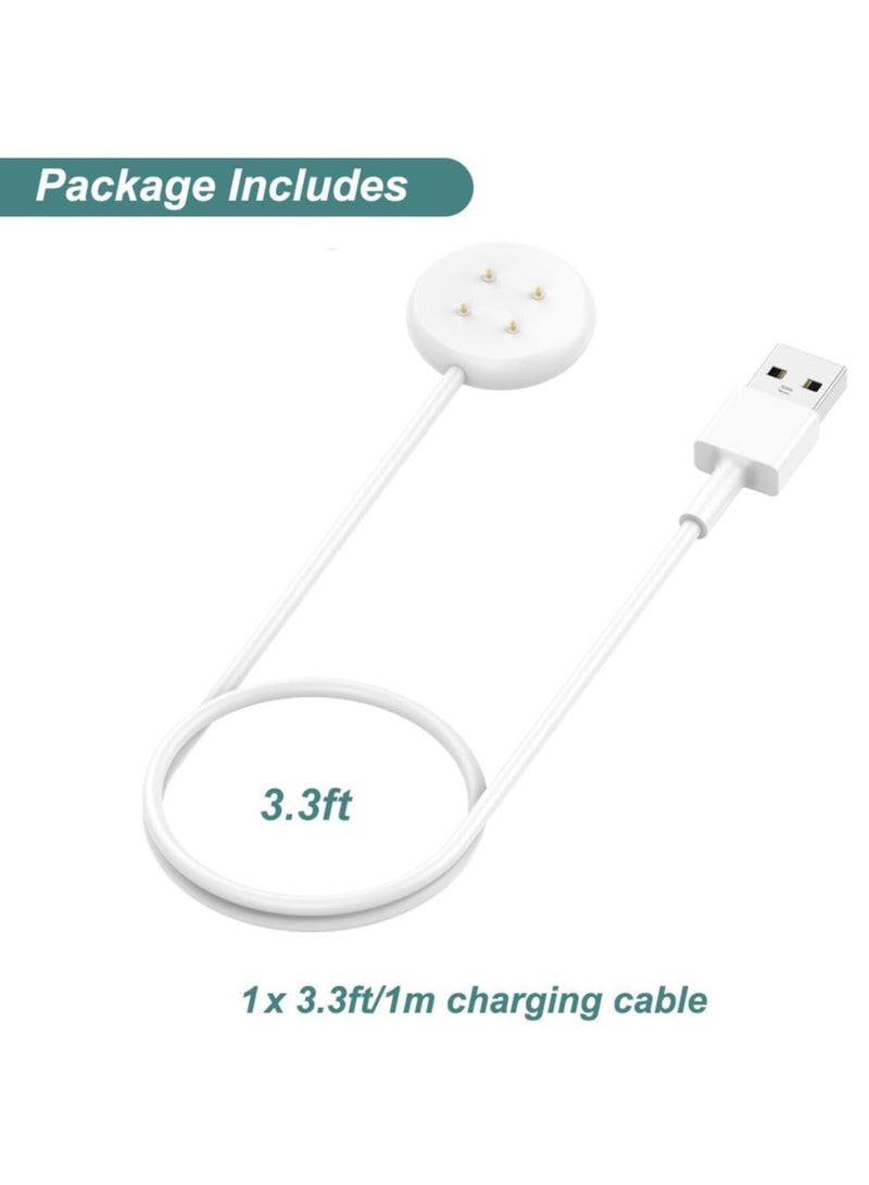 Charger Compatible with Charger for Google Pixel Watch 2/3, Magnetic Charging Cable Cord for Pixel Watch 2/3 Smartwatch (White) - Image 2
