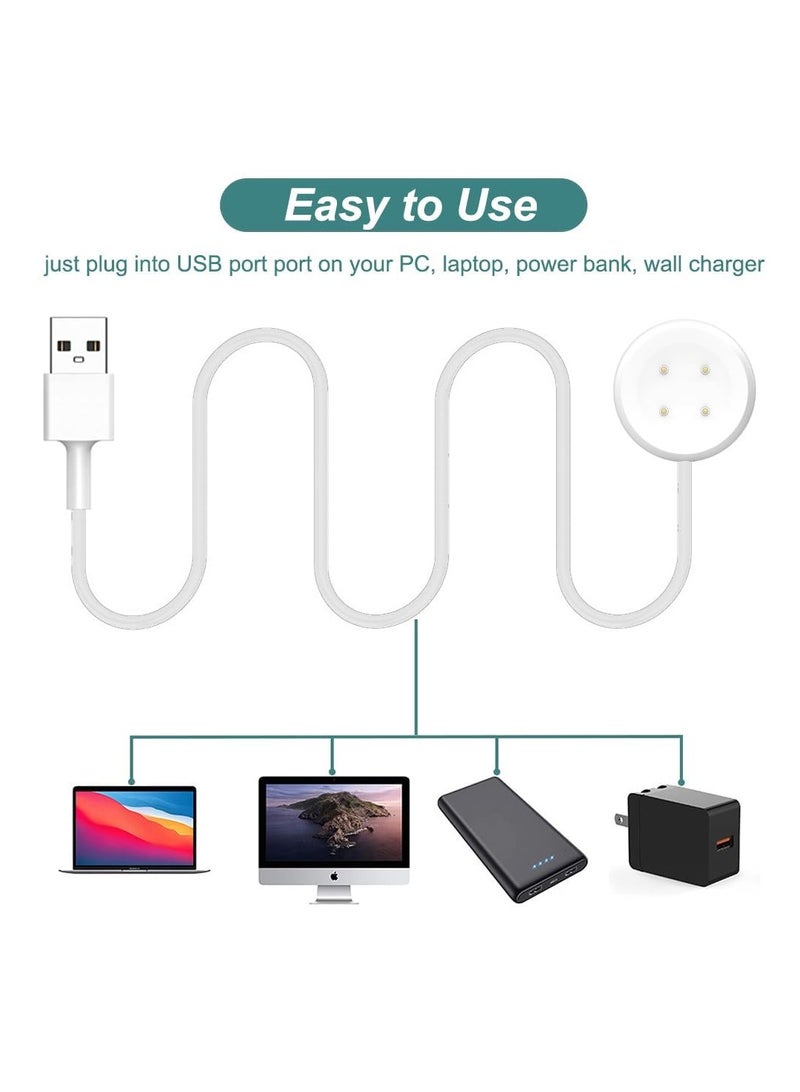 Charger Compatible with Charger for Google Pixel Watch 2/3, Magnetic Charging Cable Cord for Pixel Watch 2/3 Smartwatch (White) - Image 3