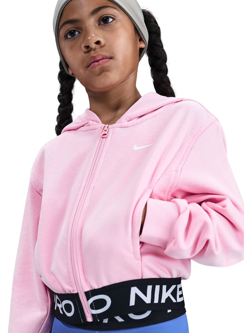 Nike Kids Dri-Fit Full-Zip Fleece Hoodie - Image 1