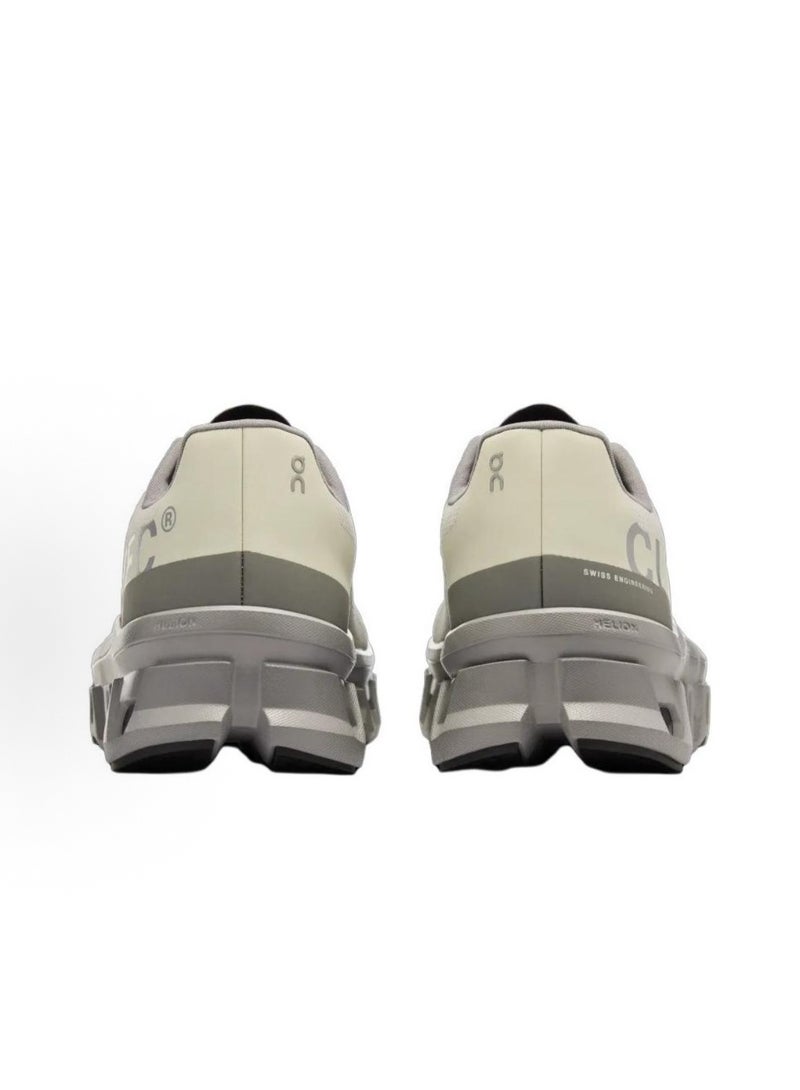 ON Cloudmonster Casual Shoes Gray/Green - Image 4