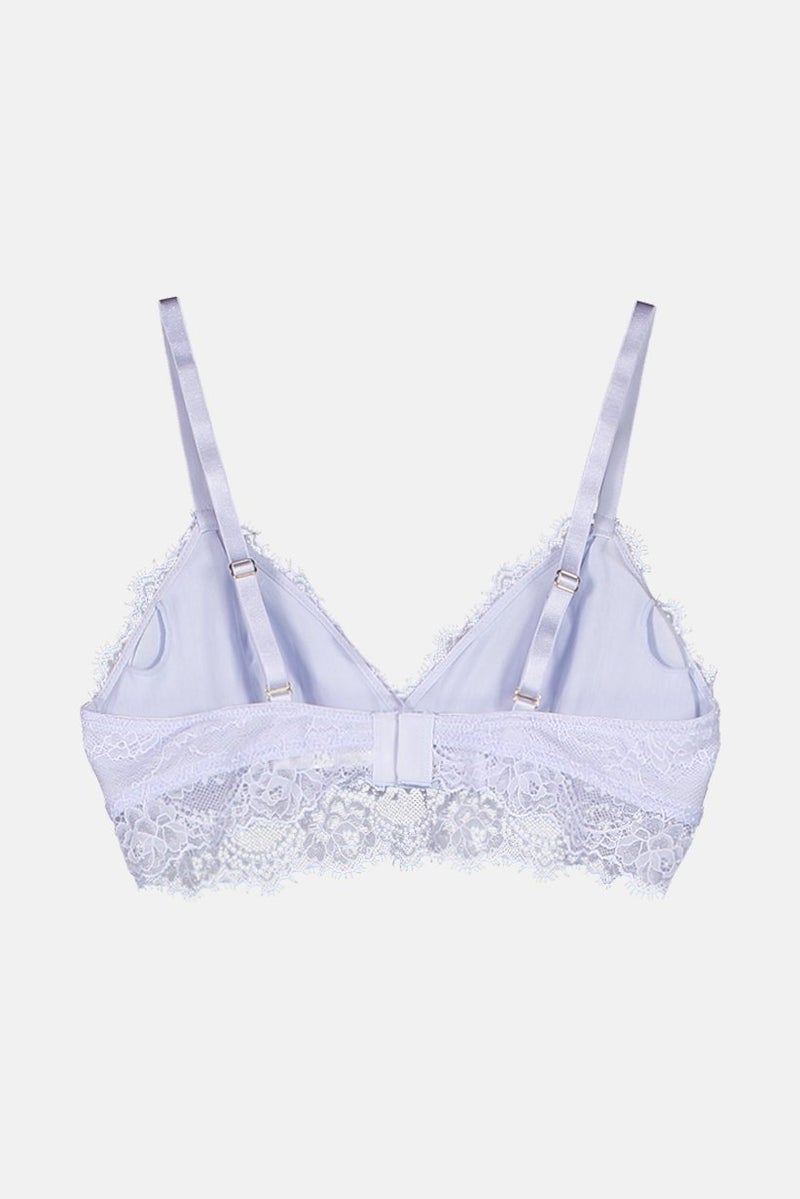 Tchibo Women Soft Cup Lace Bra, Ice Blue - Image 2