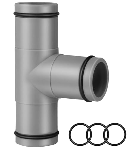 YULOFMVE Pool Hose Connector, 1.25" to 1.25" T-Joint Pool Hose Adapter, Leak-Proof for Pool Parts and Accessories Replacement - Image 1