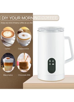 Generic Milk Frother, 4 in 1 Electric Milk Steamer, Automatic Hot and Cold Foam Maker , 12 oz/350ml Detachable Milk Steamer for Coffee, Latte, Hot Chocolates, Cappuccino  - Image 2