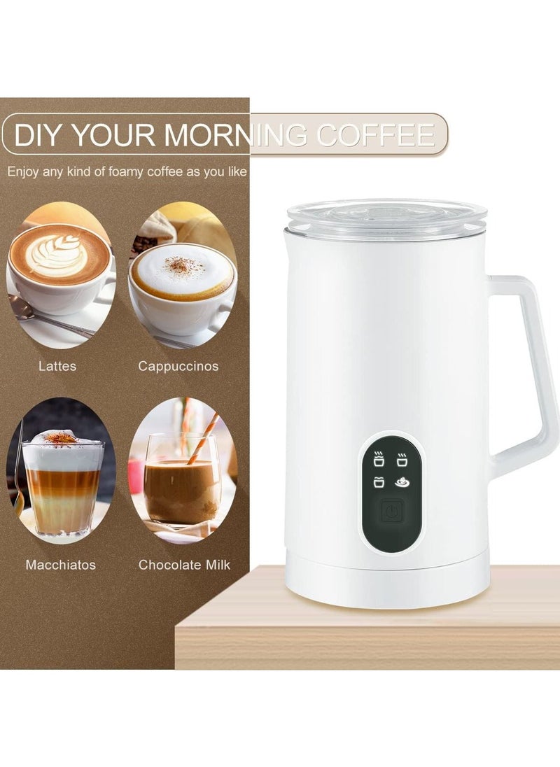 Generic Milk Frother, 4 in 1 Electric Milk Steamer, Automatic Hot and Cold Foam Maker , 12 oz/350ml Detachable Milk Steamer for Coffee, Latte, Hot Chocolates, Cappuccino  - Image 2