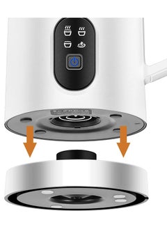 Generic Milk Frother, 4 in 1 Electric Milk Steamer, Automatic Hot and Cold Foam Maker , 12 oz/350ml Detachable Milk Steamer for Coffee, Latte, Hot Chocolates, Cappuccino  - Image 3
