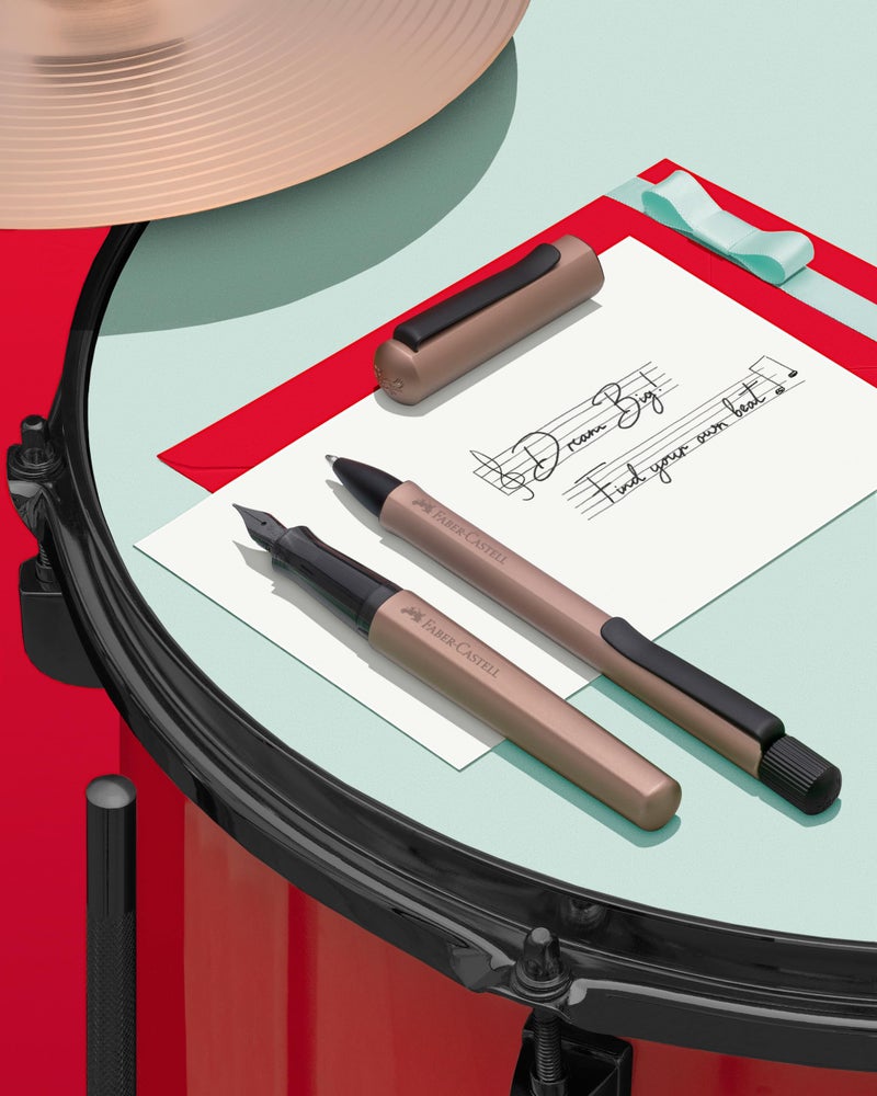Faber-Castell HEXO Fountain Pen, Bronze - Fine - Image 5