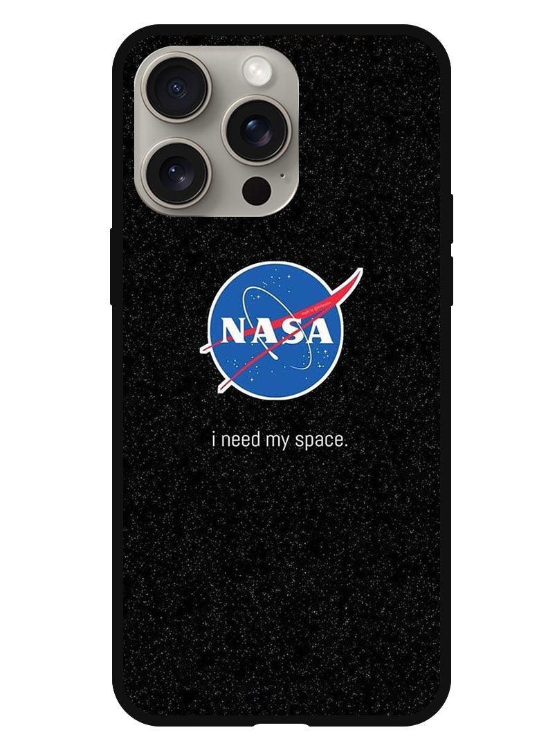 Theodor حافظة واقية مضادة للخدش والصدمات لهاتف iPhone 15 Pro Max من Nasa I Need My Space - Image 1