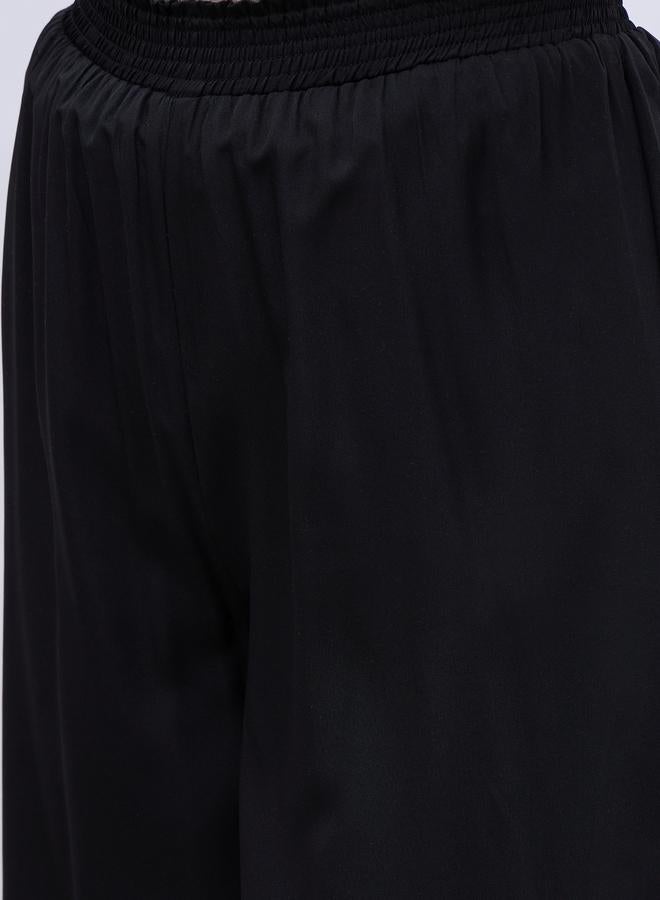 Styli Styli Solid Wide Leg Culottes with Elasticated Waistband  - Image 4
