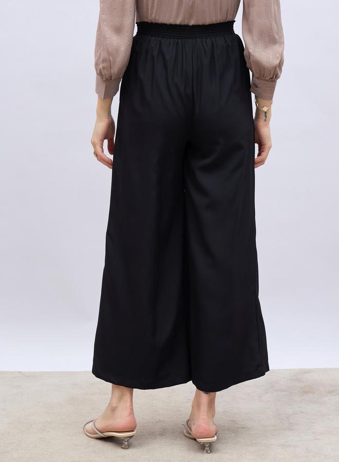 Styli Styli Solid Wide Leg Culottes with Elasticated Waistband  - Image 5