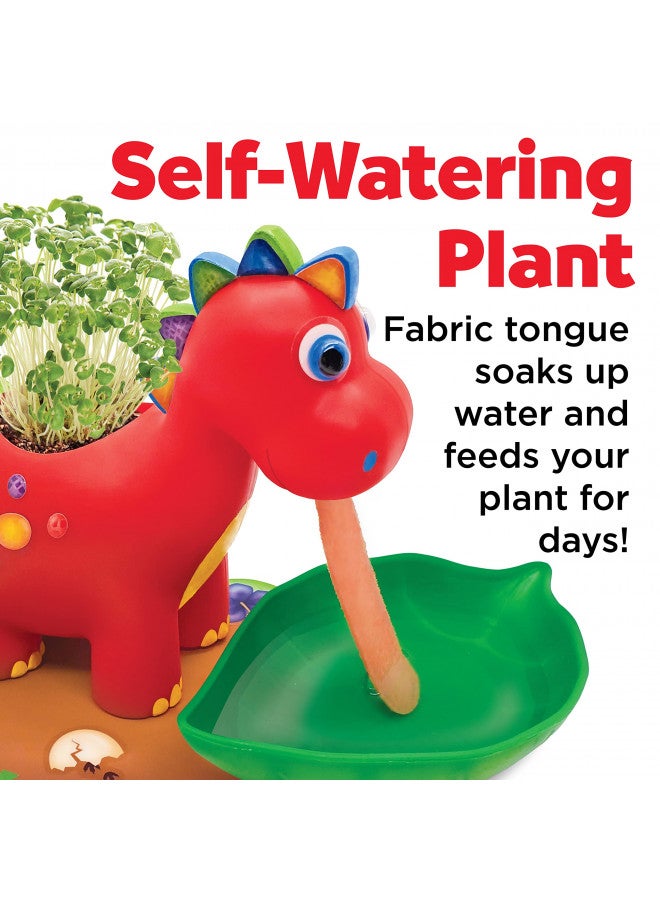 Creativity for Kids Dinosaur Self Watering Plant Pet, Kids Plant Growing Kit, Dinosaur Crafts for Boys and Girls Ages 6-8+, Medium - Image 5