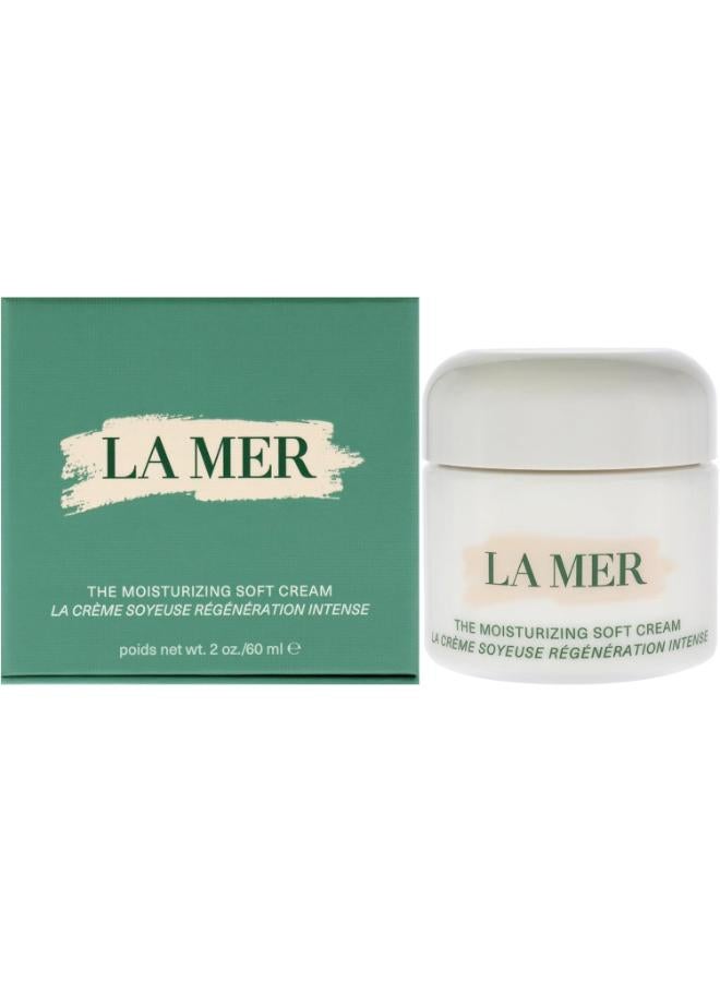 La Mer The Moisturizing Soft Cream 60ml | Silky Anti-Aging Face Moisturizer with Miracle Broth™ | Plumping, Firming & Hydrating Cream for Balanced to Dry Skin | Visibly Reduces Wrinkles - Image 1