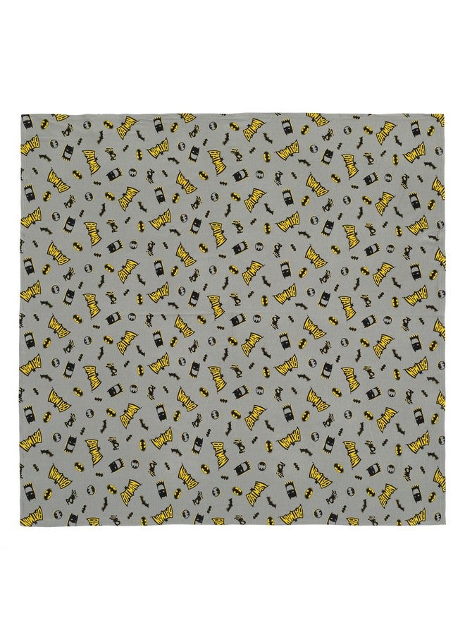 DC Comics Justice League Batman Superman The Flash Newborn Baby Boys 4 Pack Receiving Blanket Logo OS - Image 2