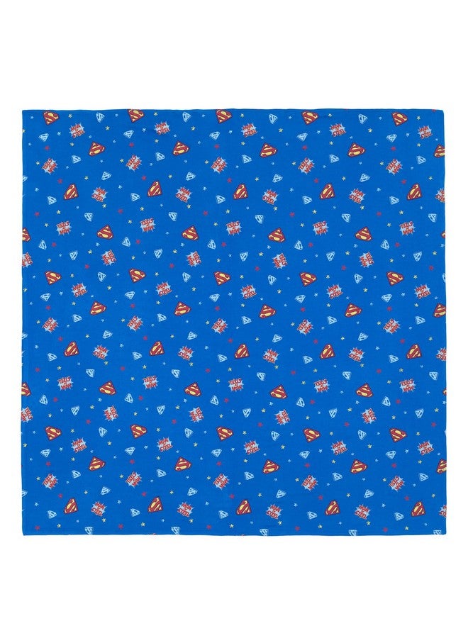 DC Comics Justice League Batman Superman The Flash Newborn Baby Boys 4 Pack Receiving Blanket Logo OS - Image 3