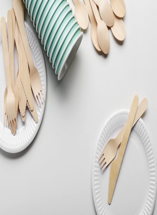 Perfect Stix 9 inch Paper Plates. Pack of 100 Count Paper Plates. Made In the USA., White - Image 4