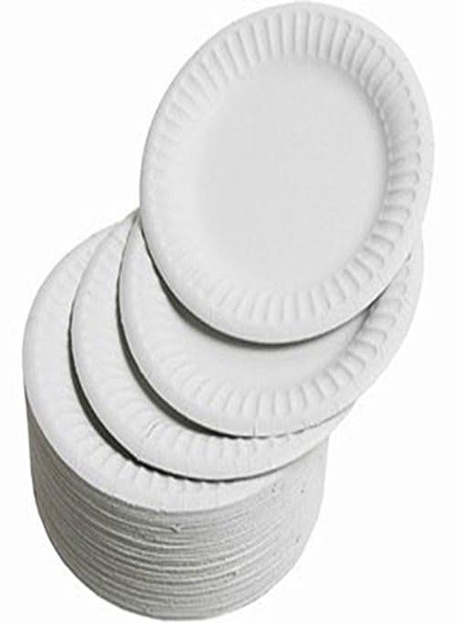 Perfect Stix 9 inch Paper Plates. Pack of 100 Count Paper Plates. Made In the USA., White - Image 5