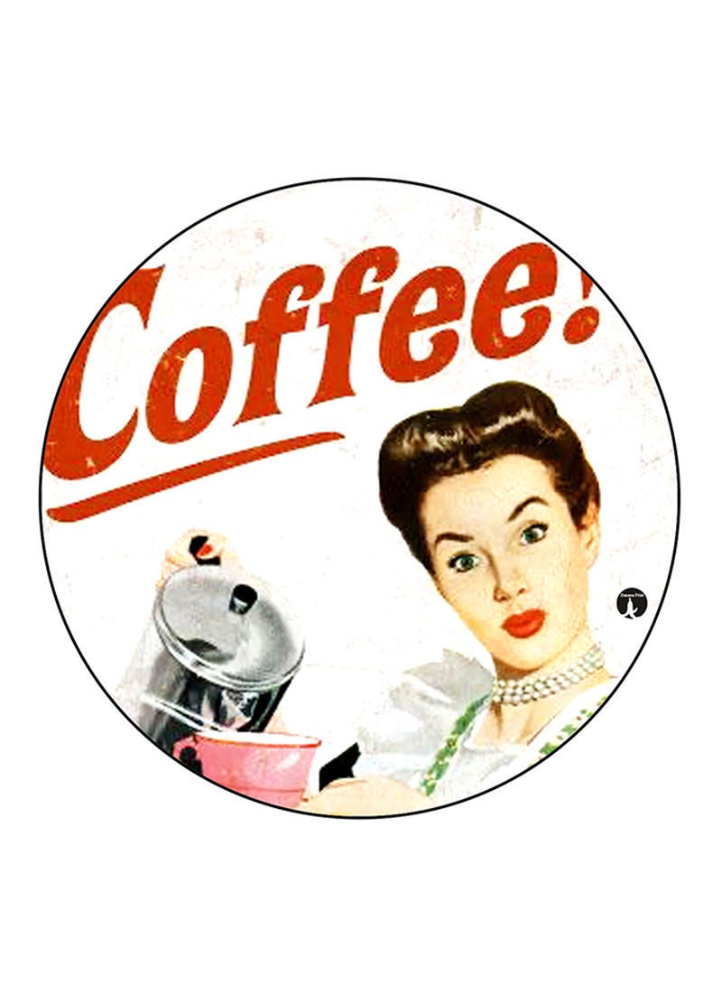 RKN Vintage Art Printed Fridge Magnet  Multicolour - Image 1