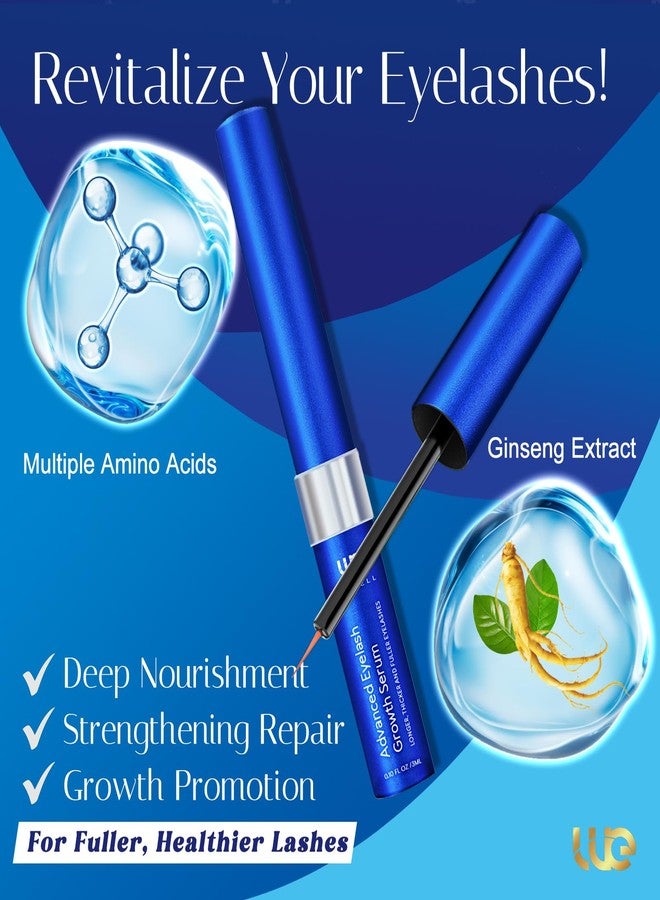 Wewell Advanced Eyelash Growth Serum for Lash: Premium Lash Enhancer for Natural Thicker and Longer Lashes - Booster for Enhanced Eyelash Thickness 3Ml - Image 4