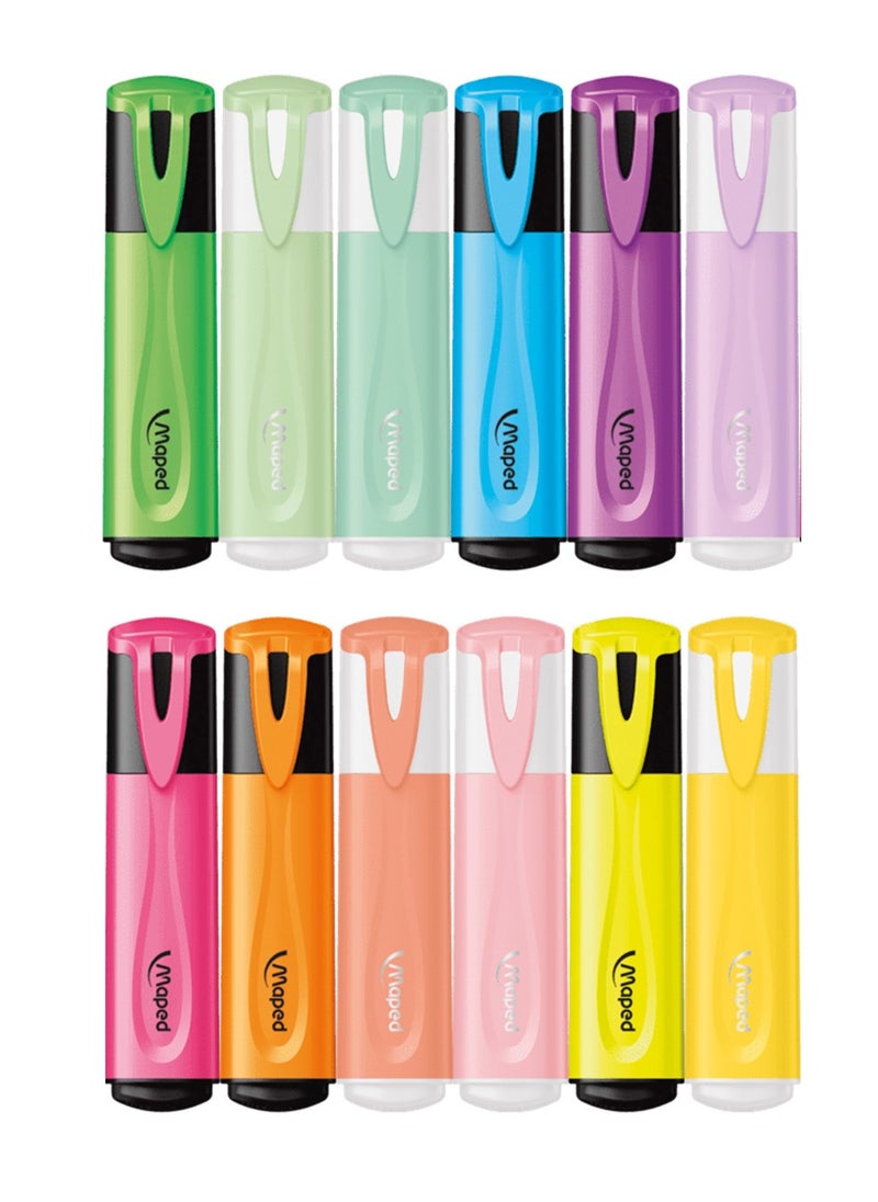 Maped 12-Piece Floupeps Classic Highlighters Multicolour  - Image 2