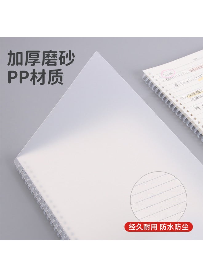 HELPS Creative Soft Coil Student A5 Thickeneded Notebook B5 Office Simple Pp Cover Loose-leaf Book - Image 2
