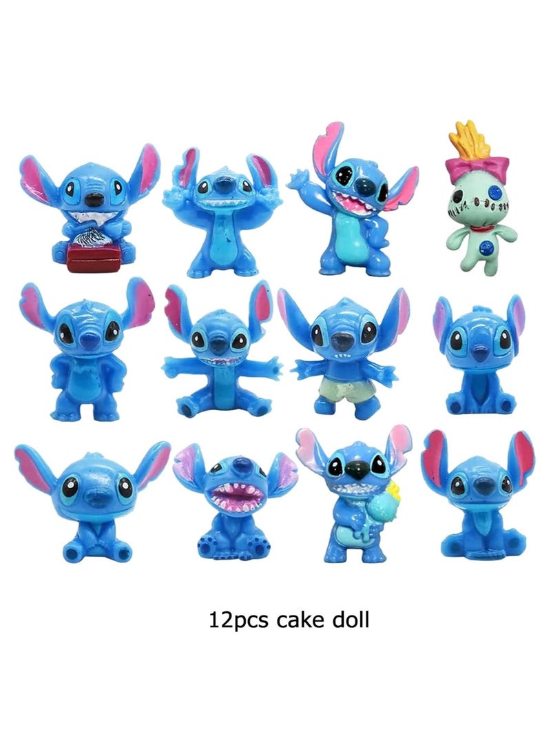 general 12 Pieces Decorative Birthday Movable Dolls Toys Cake Salutatorian Dolls Collectible Dolls Toys Collectible Dolls - Image 2