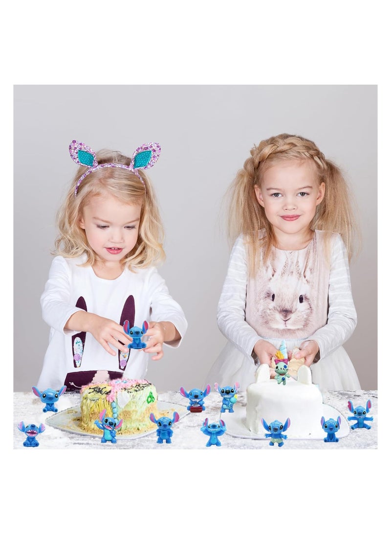 general 12 Pieces Decorative Birthday Movable Dolls Toys Cake Salutatorian Dolls Collectible Dolls Toys Collectible Dolls - Image 3