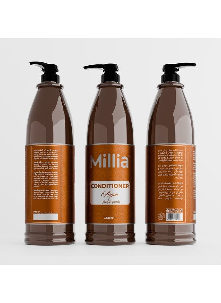 Private House Millia Conditioner 3 Litre – Professional Hair Moisturizer 