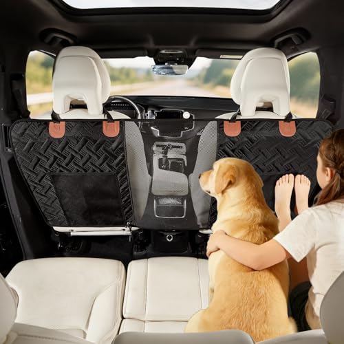 Veitail Dog Car BarrierDog Net for Car DividerPet Barrier with Mesh OrganizerUniversal for CarSUVTruck - Image 1