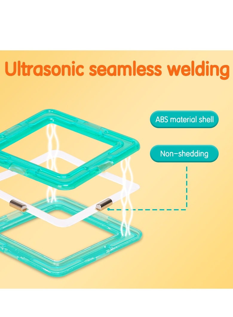 Deli EH749 Magnetic Building Blocks for Kids – 35PCS Educational Construction Toy Set, STEM Learning Toys for Boys & Girls Ages 3+, Colorful Magnetic Tiles for Creative Building. - Image 5