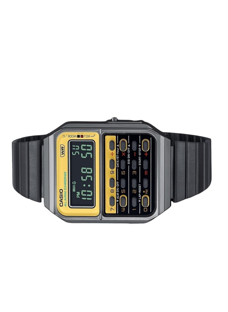 CASIO Vintage Calculator Watch - CA-500WEGG-9BDF - Image 3