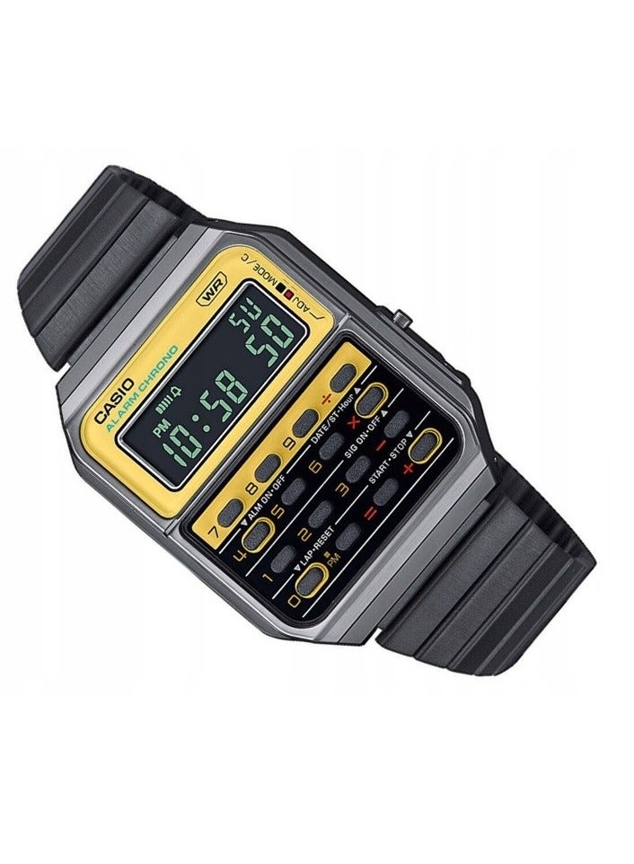 CASIO Vintage Calculator Watch - CA-500WEGG-9BDF - Image 2