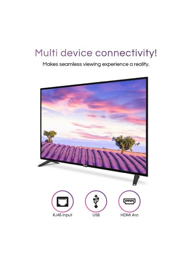 Onix - 42-Inch Full HD Smart LED TV - CRYSTAL 42 SMART Black - Image 1