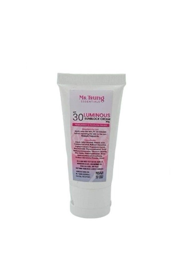 Ms Tsung Essentials - Luminous Sunblock Cream 30g - Image 1