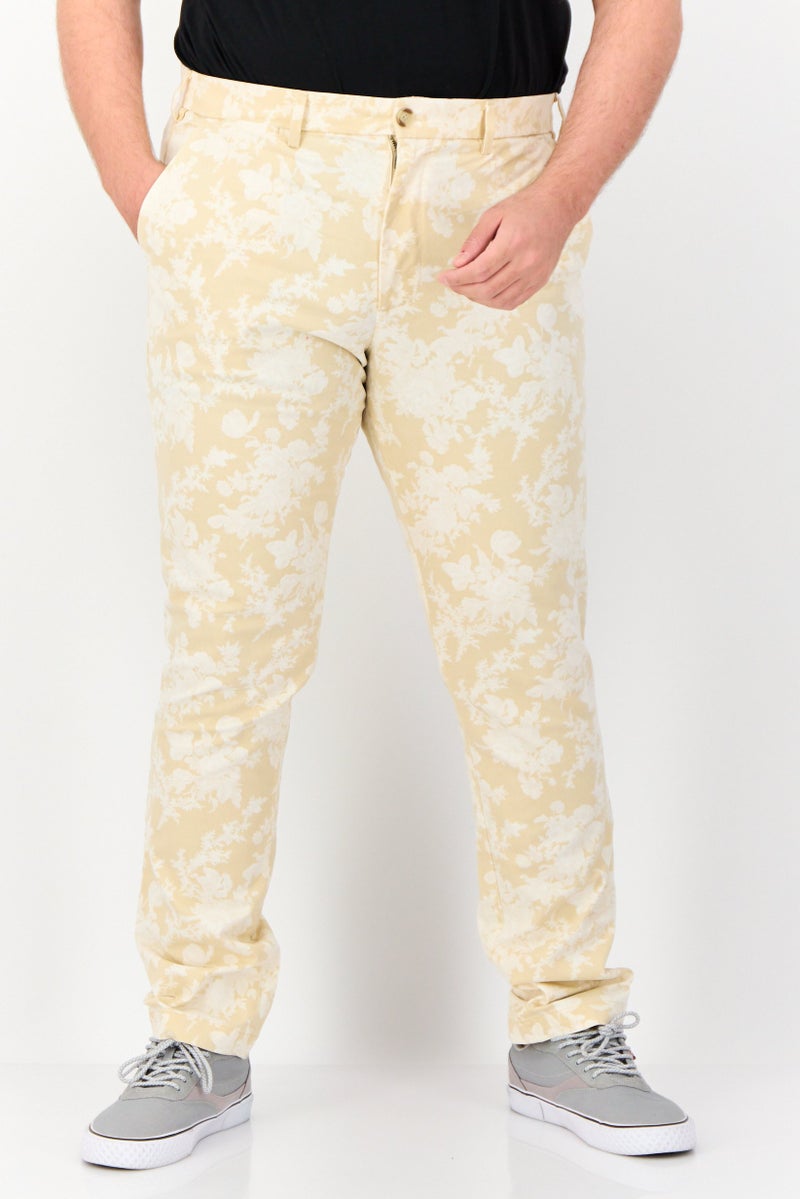 GAP Men Slim Fit Floral Print Chino Pants, Multicolor - Image 1