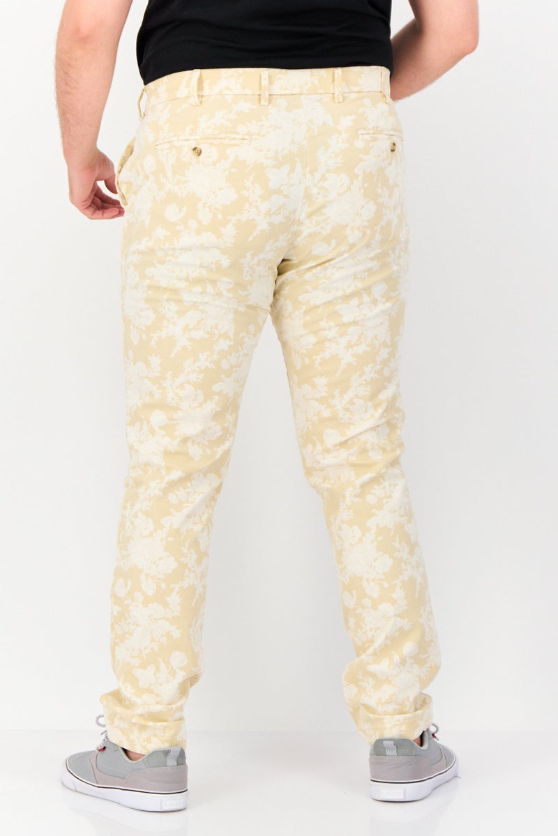 GAP Men Slim Fit Floral Print Chino Pants, Multicolor - Image 2