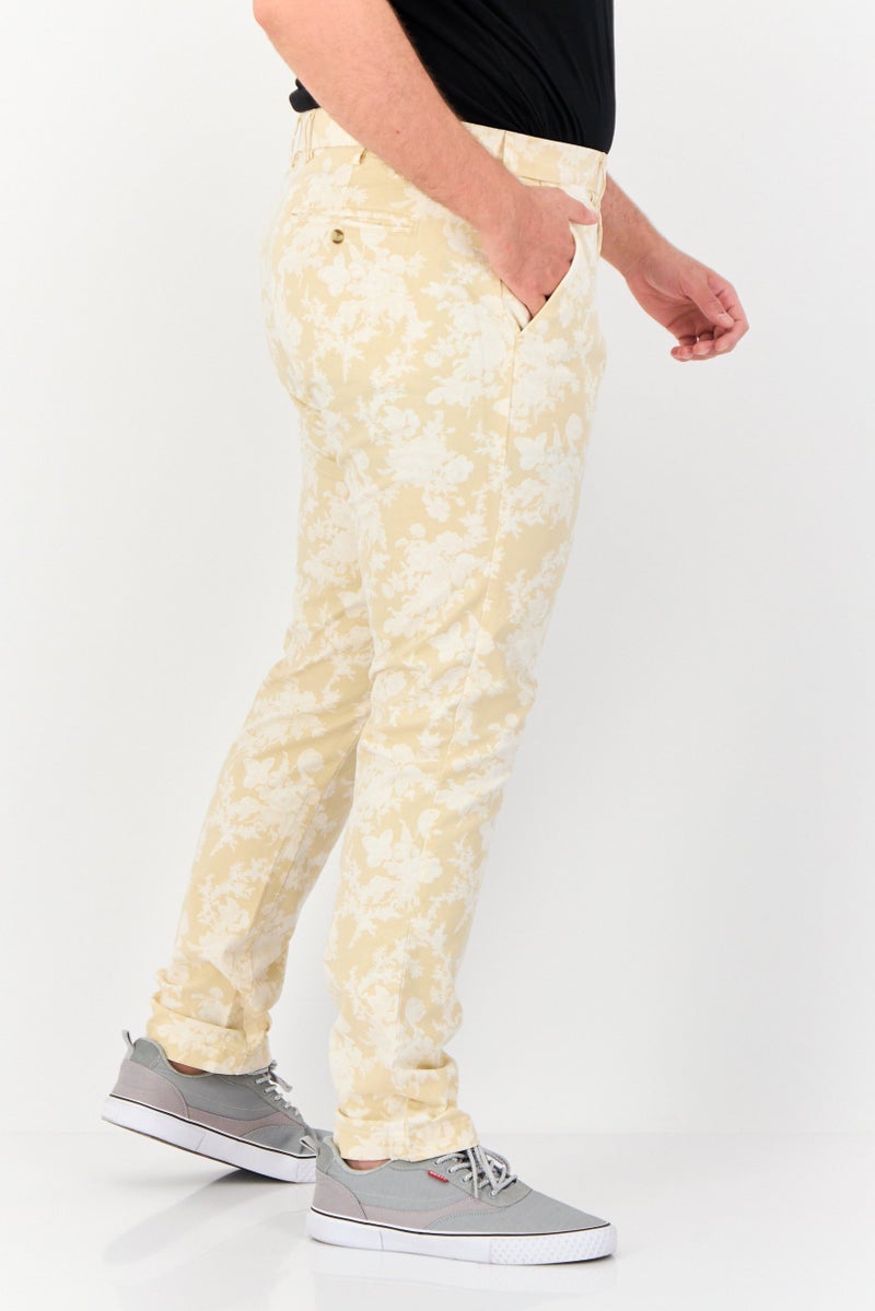GAP Men Slim Fit Floral Print Chino Pants, Multicolor - Image 4
