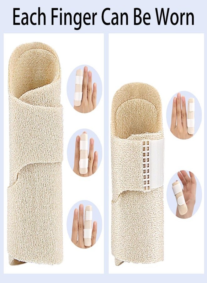 Obtheleg Finger Splint, Thumb Splint for Broken/Straightening/Arthritis, Adjustable Mallet Splint and Hand Brace, Breathable Finger Support Suitable for Each Finger - 1pc (S) - Image 3