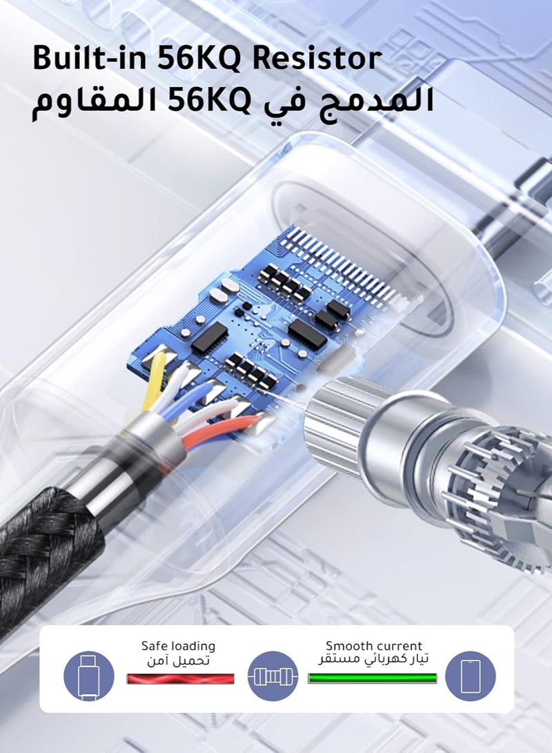 General Type C Cable USB C Cable Nylon Braided Fast Charging USB Cord Charger Wire  - Image 5