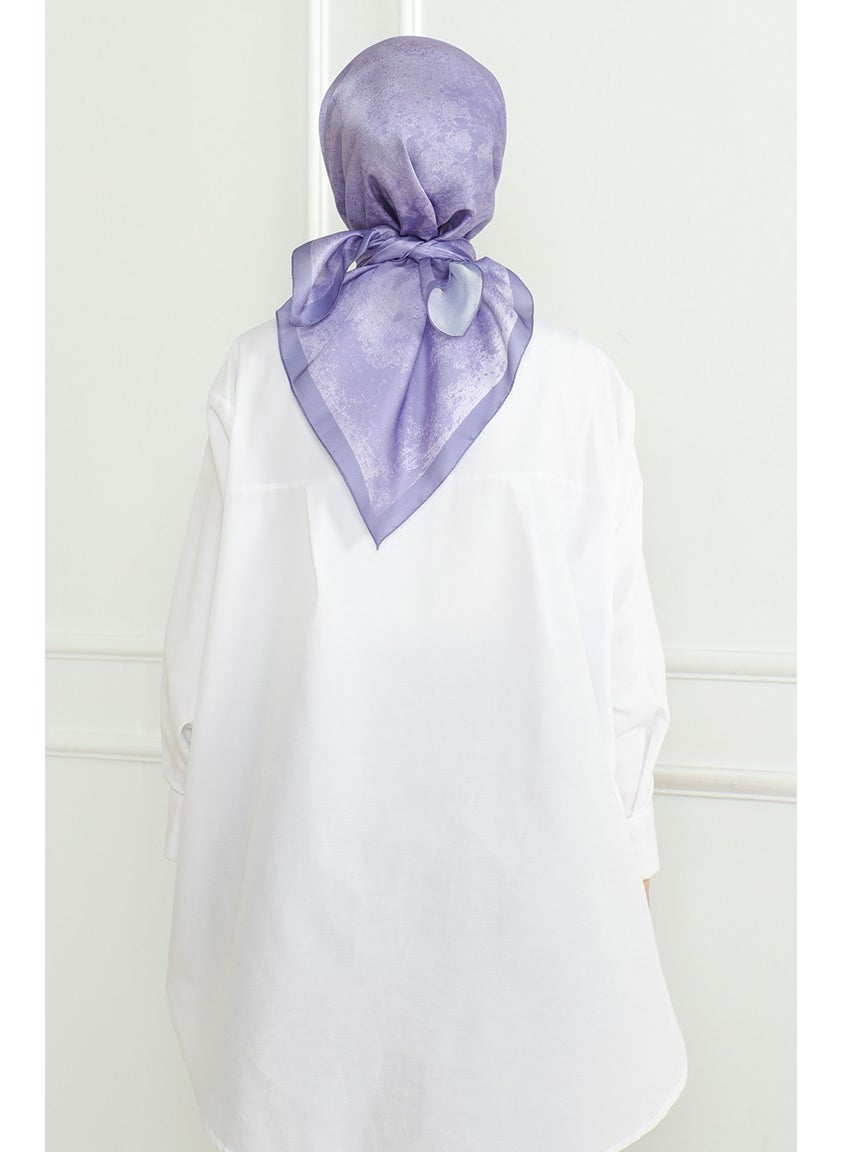 Sefa Merve Karaca Crystal Scarf 81053-15 Lilac  - Image 4