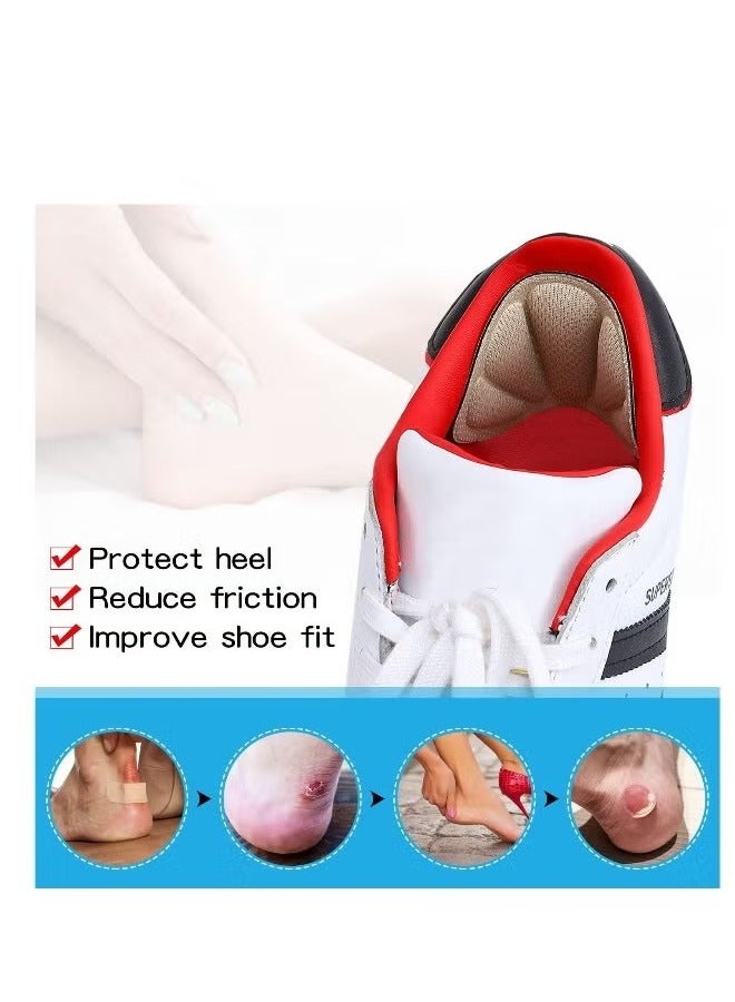 Generic Heel Grips Liner Cushions Insole, 12 Pieces Shoes Insert Pads for Loose Too Big Shoes Prevent Rubbing Blisters Slip Filler Improve Shoe Fit and Comfort for Men Women  - Image 3