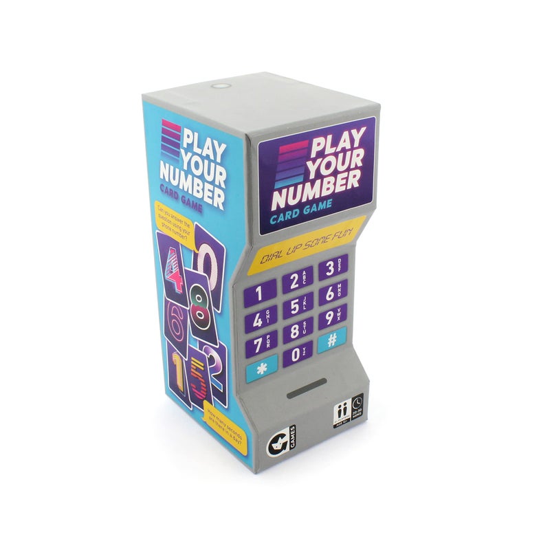 Ginger Fox Play Your Number Family Trivia Card Game - Answer The Questions Using Only The Digits from Your Phone Number - Image 1
