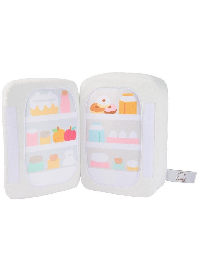 GUND Pusheen’s Kitchen: Refrigerator Plush, Toy Fridge Stuffed Animal for Ages 8 and Up, White, 9.5” - Image 2