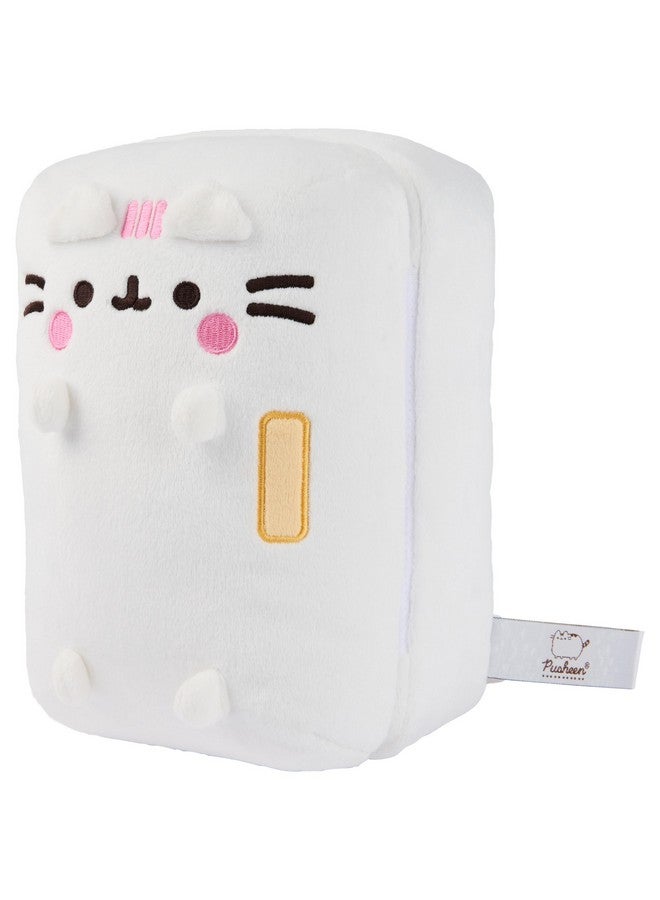 GUND Pusheen’s Kitchen: Refrigerator Plush, Toy Fridge Stuffed Animal for Ages 8 and Up, White, 9.5” - Image 4