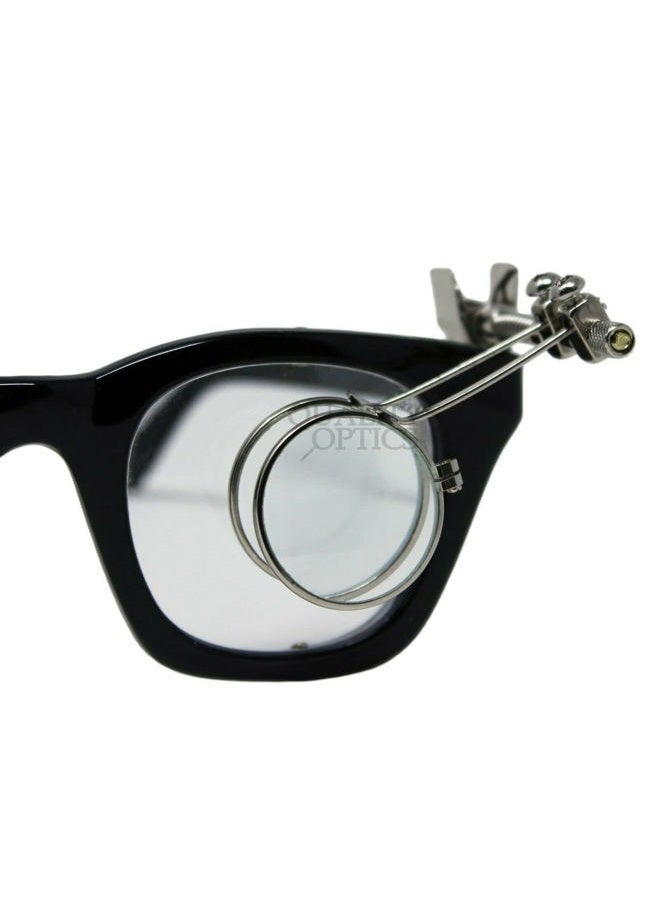 Quality Optics USA 2 Lens Clip-ON Glasses Eye LOUPE Magnifier Magnifying Glass - Image 4
