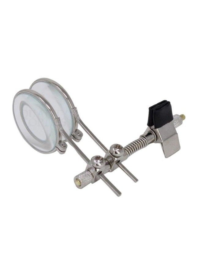 Quality Optics USA 2 Lens Clip-ON Glasses Eye LOUPE Magnifier Magnifying Glass - Image 1